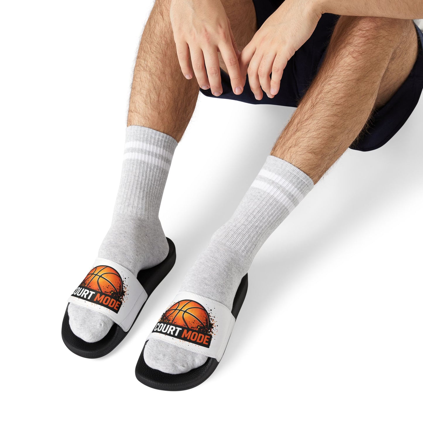 Basketball 'Court Mode' Slide Sandals