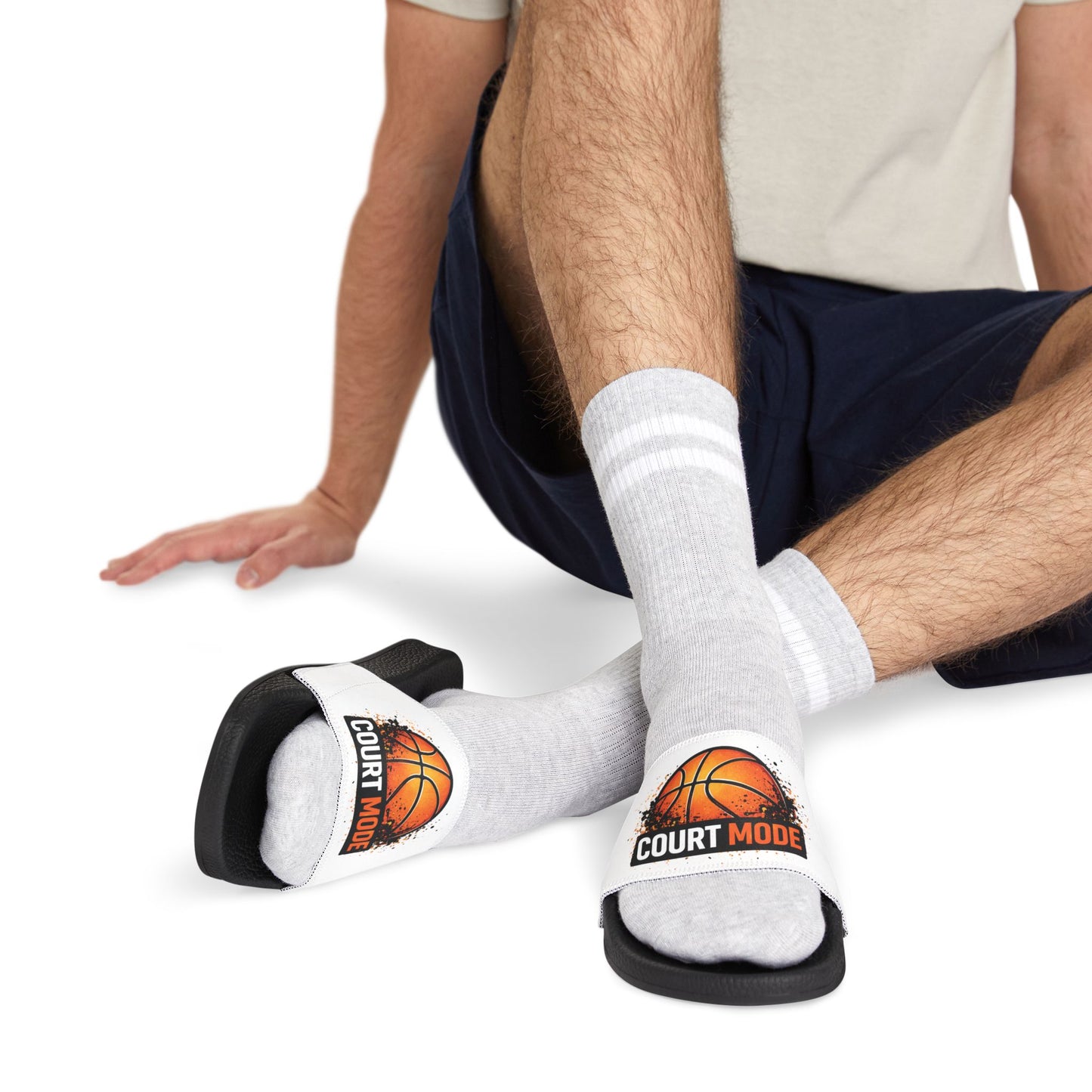 Basketball 'Court Mode' Slide Sandals