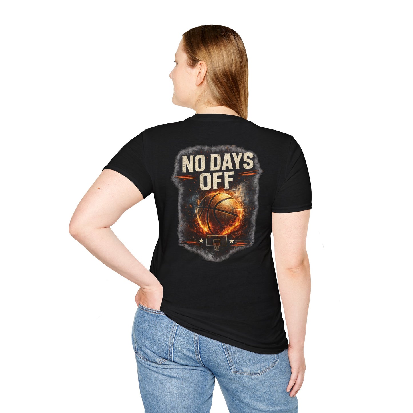 Fiery Basketball Tee