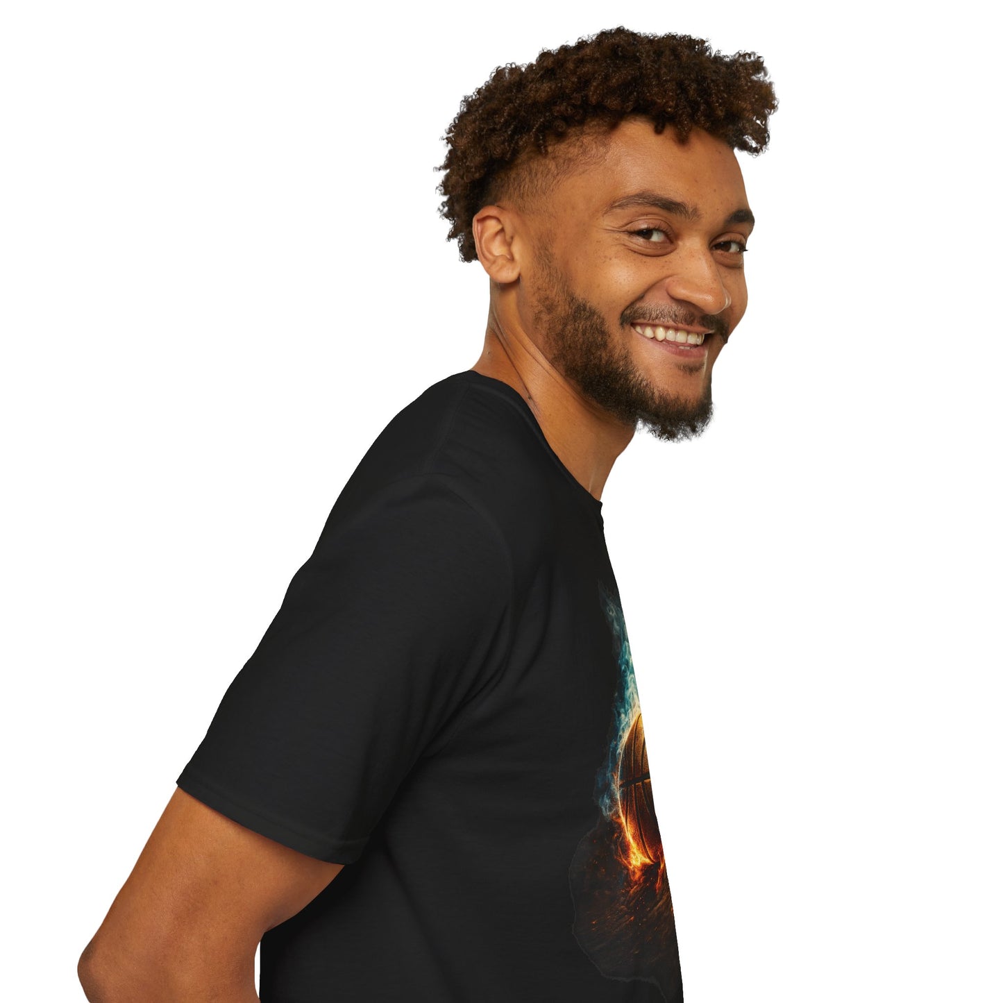 Fiery Basketball Tee