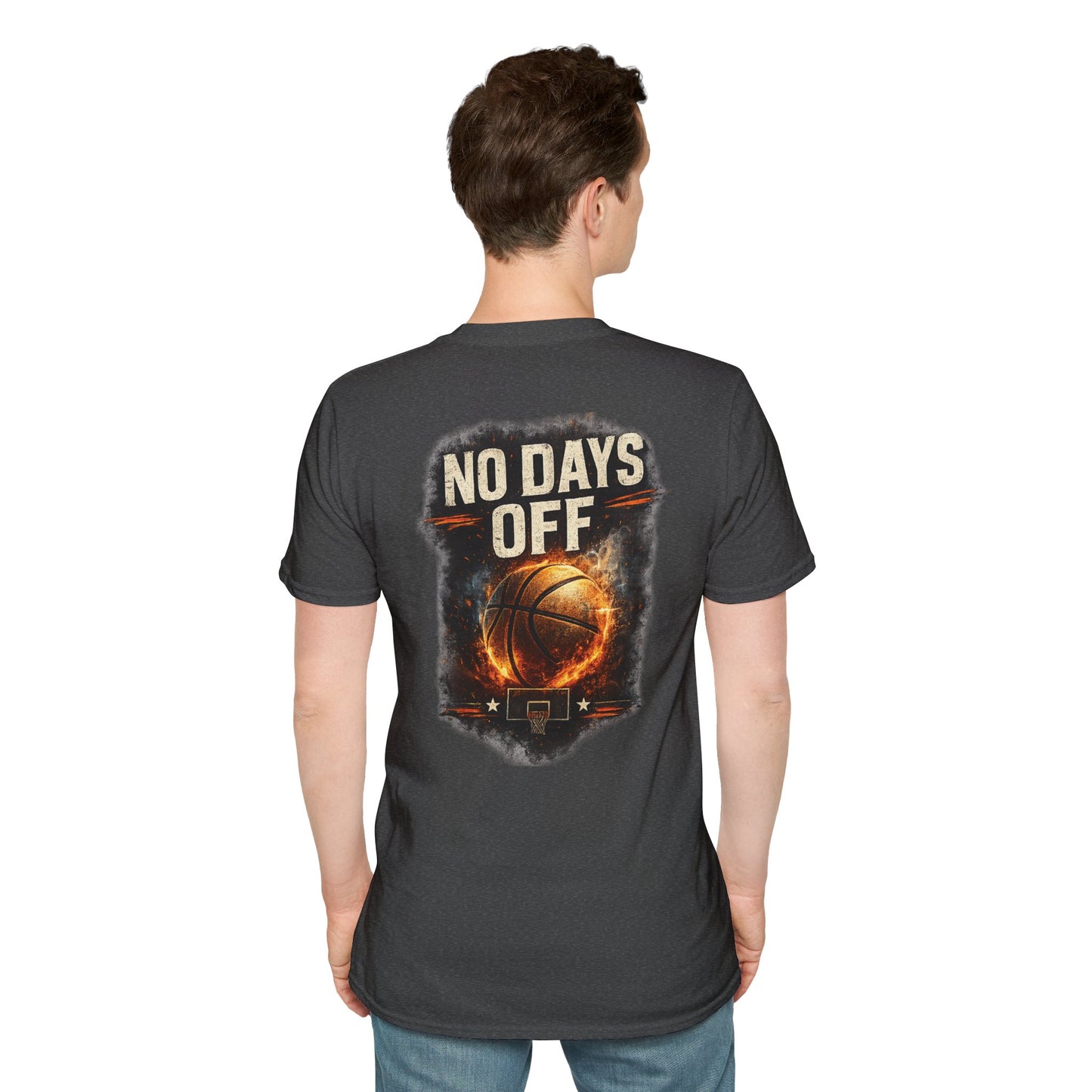 Fiery Basketball Tee