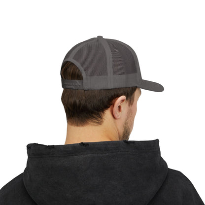 Good Vibes Trucker Cap — Casual Snapback Hat for Beach, Festivals & Everyday Wear
