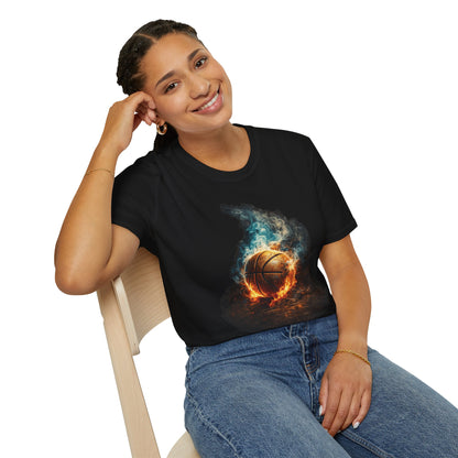Fiery Basketball Tee