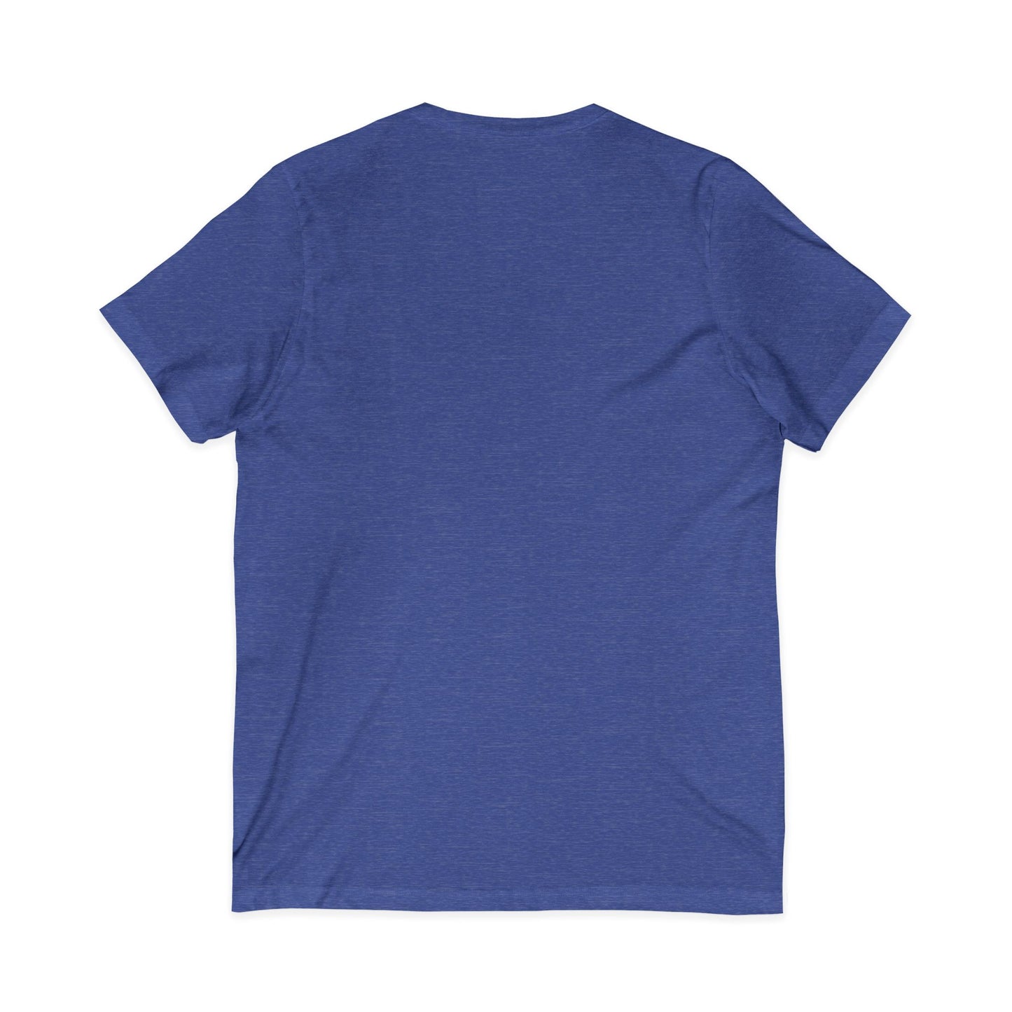 White V-Neck Tee — Customizable Short Sleeve Jersey Shirt