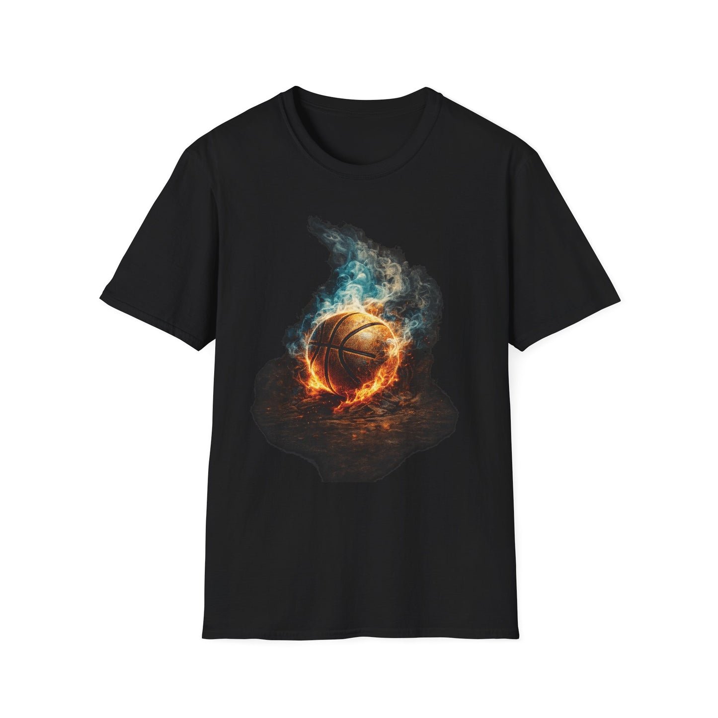 Fiery Basketball Tee