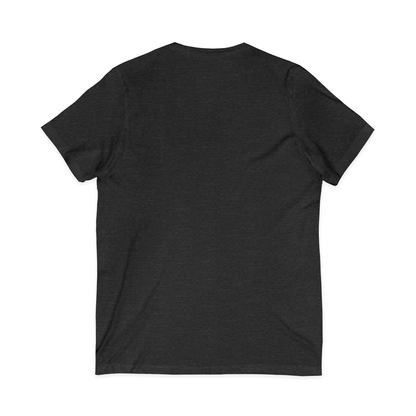 White V-Neck Tee — Customizable Short Sleeve Jersey Shirt