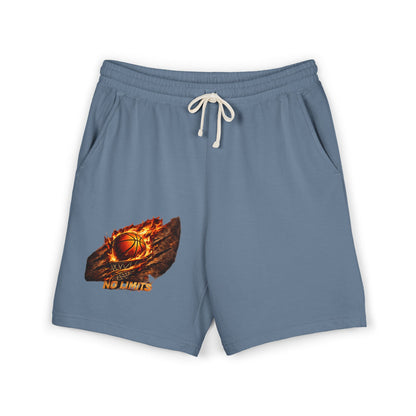 Basketball Ember Graphic Sweat Shorts — Lightweight Fleece Athletic Lounge Wear