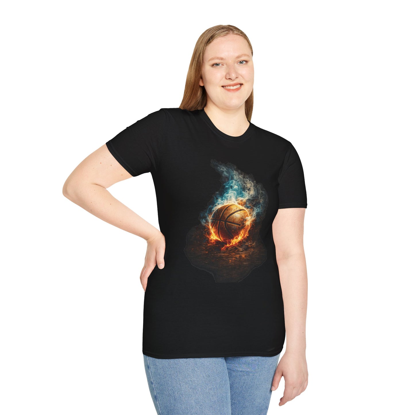 Fiery Basketball Tee