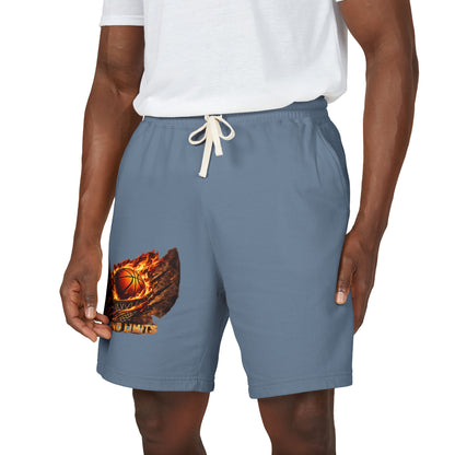 Basketball Ember Graphic Sweat Shorts — Lightweight Fleece Athletic Lounge Wear