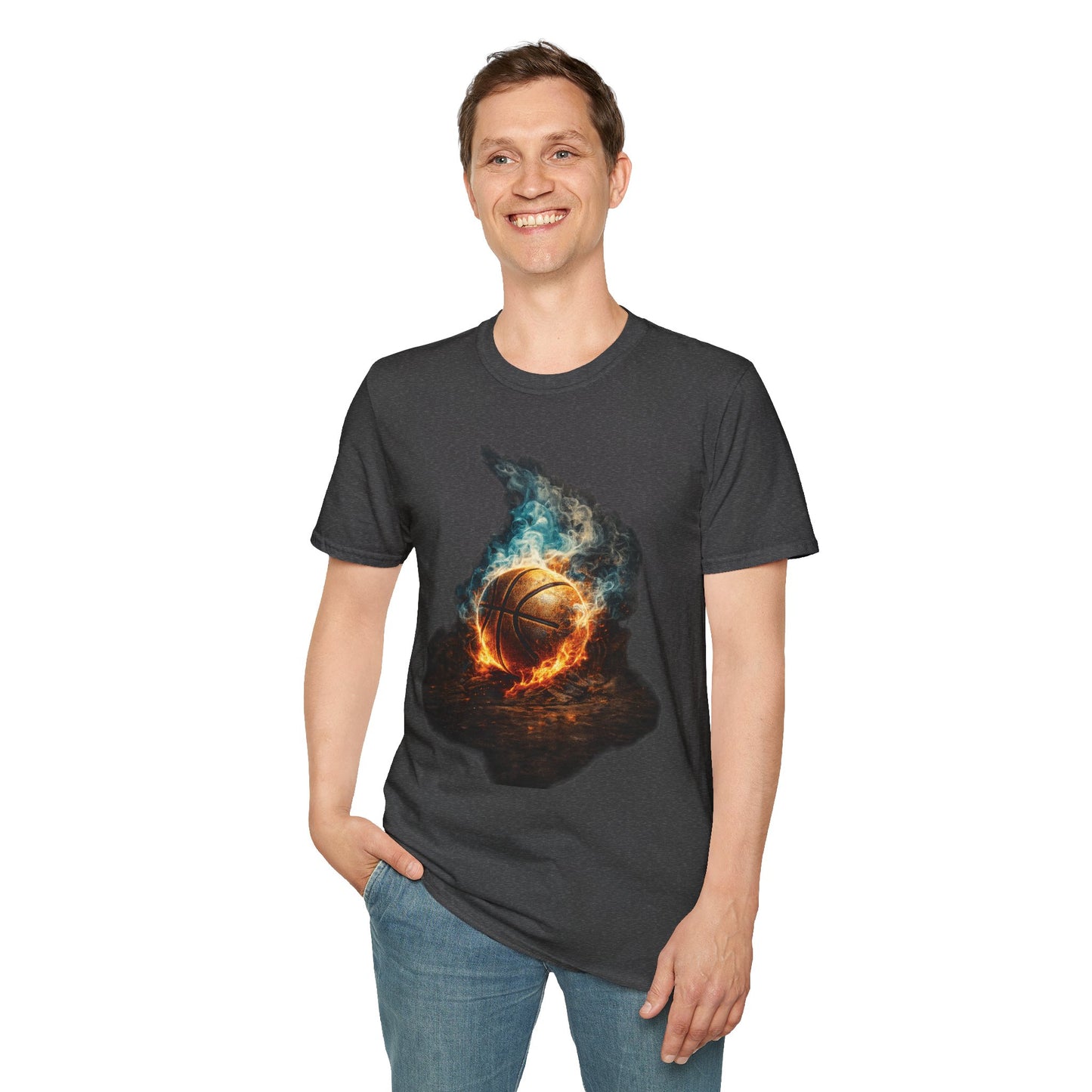 Fiery Basketball Tee