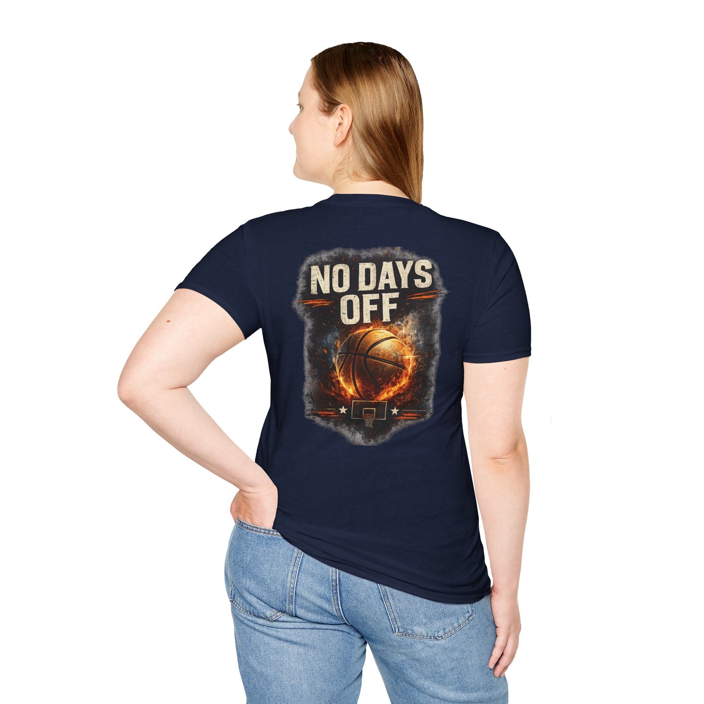 Fiery Basketball Tee