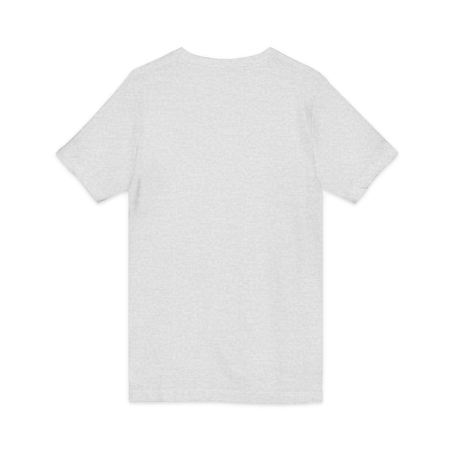 White V-Neck Tee — Customizable Short Sleeve Jersey Shirt